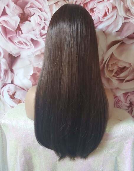 3x3 free part highlighted lace wig